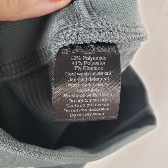 Alphalete Halo Leggings S Dusty Teal High Waist‎ Workout Compression - Picture 11 of 15